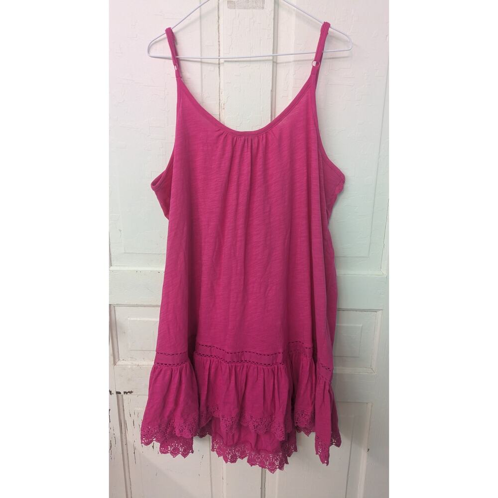 NWT Torrid Crochet Ruffle cover-up Dress womens 3X - Picture 2 of 5